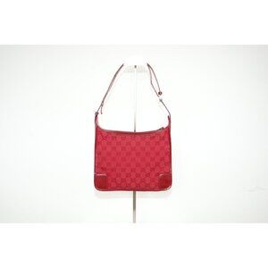 Gucci GG Canvas Red Monogram Bag